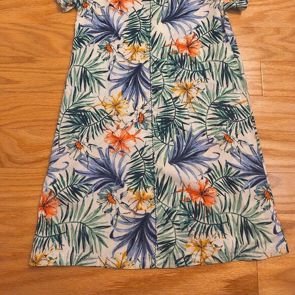 Tropical Floral Kids Dress - Picture 5 of 5